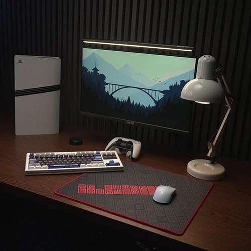 mozaic matrix v2 red stitch best gaming setup 1