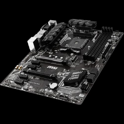 msi b450 a pro max amd am4 motherboard 2