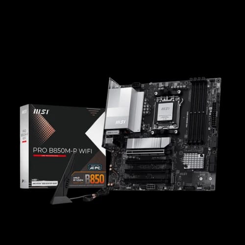 msi pro b850m p wifi am5 matx motherboard