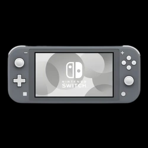 nintendo switch lite gaming console grey main