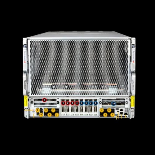 nvidia hgx b200 8 gpu superserver front side
