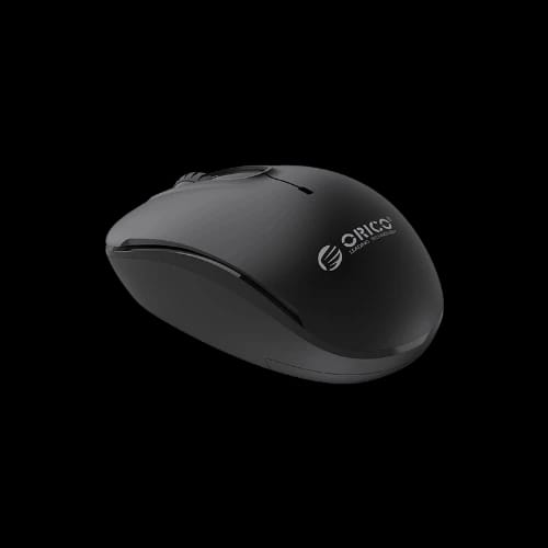 orico v2c black wireless mouse back