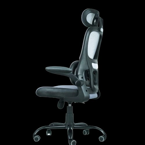 pcb flex pro chair black and grafitte side view