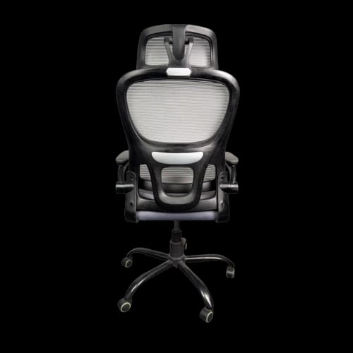 pcb flex pro chair full black back view