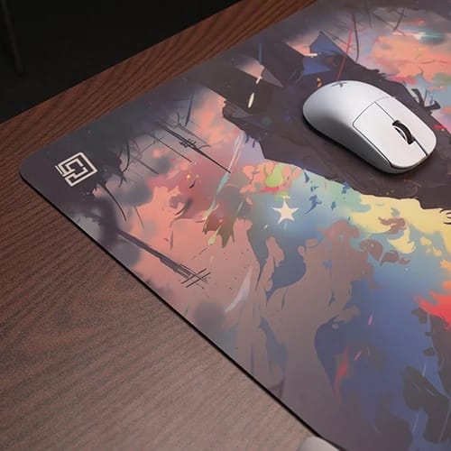 pcb star land mouse pad with mouse