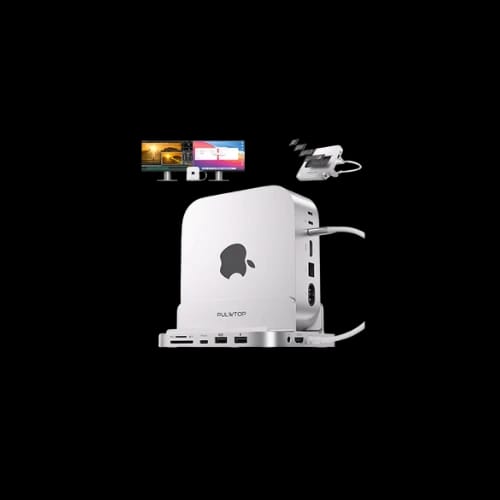 pulwtop mac mini m4 dock and stand