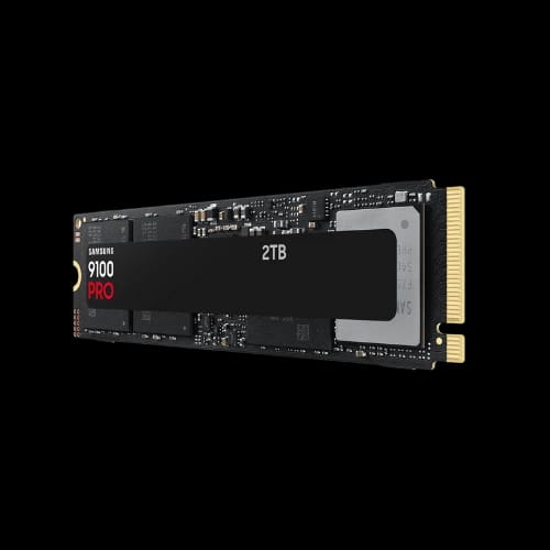 samsung 9100 pro 2tb pcie 50 m2 nvme ssd angled