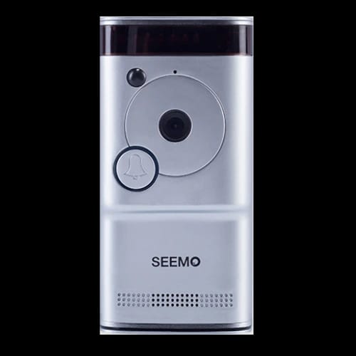 seemo home security smart video doorbell silver 1