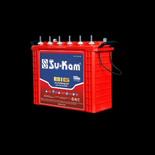 su kam big warrior 150ah tall tubular battery main