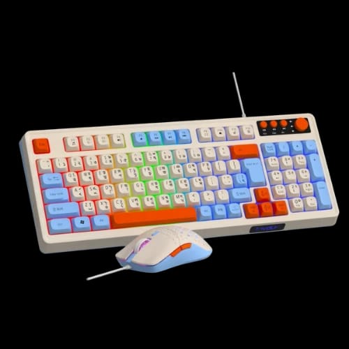 t wolf tf100 wired keyboard mouse gaming combo