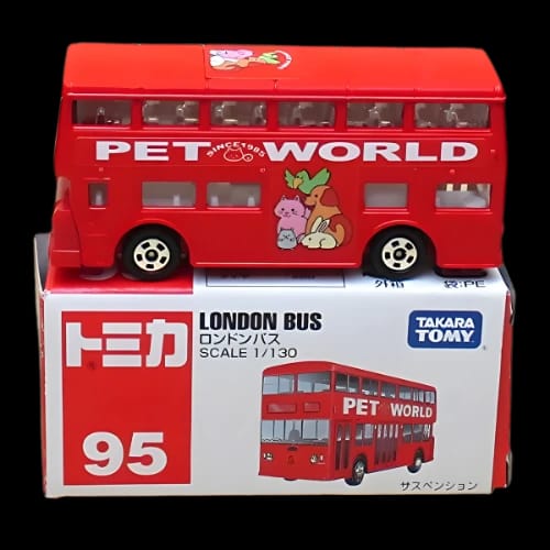 tomica regular diecast no 95 london bus with box