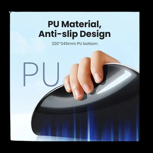 ugreen lp668 ergonomic mouse pad black support 2