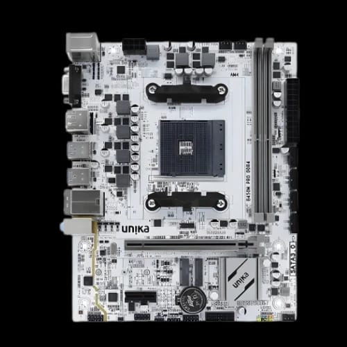 unika b450m pro ddr4 amd motherboard main