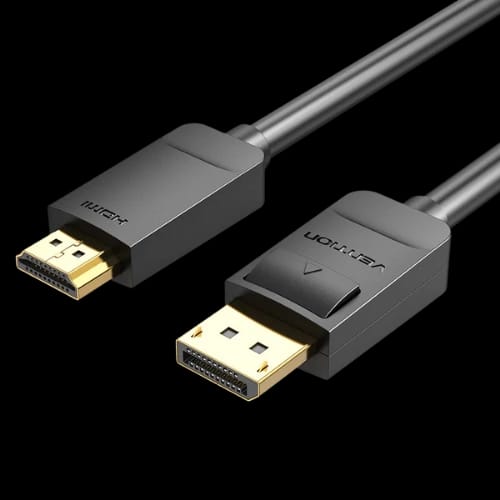 vention hadbh dp to hdmi cable 2m black