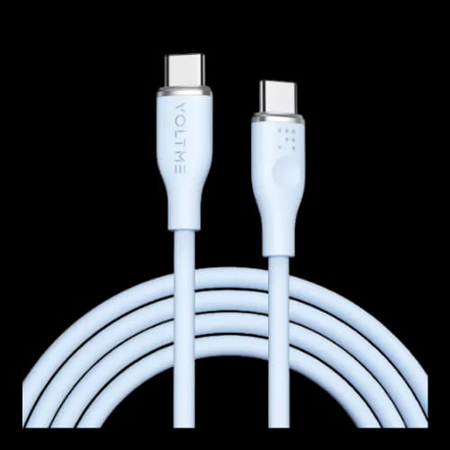 voltme powerlink moss 60w 1m type c cable blue 1