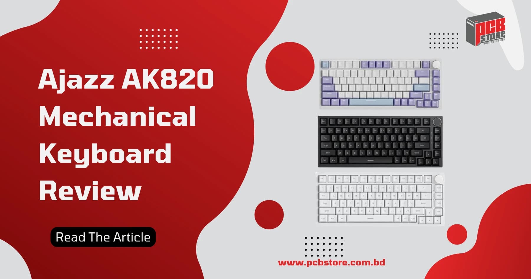 Ajazz AK820 Mechanical Keyboard Review