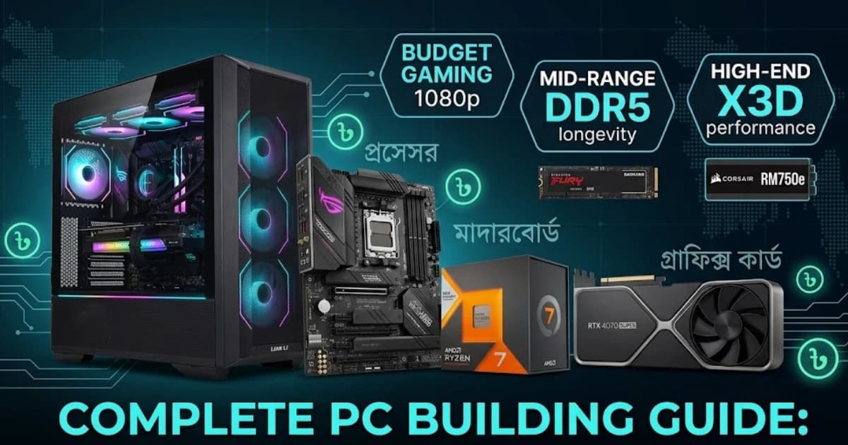 How to Build a Full PC in Bangladesh: Complete PC Build Guide for Beginners