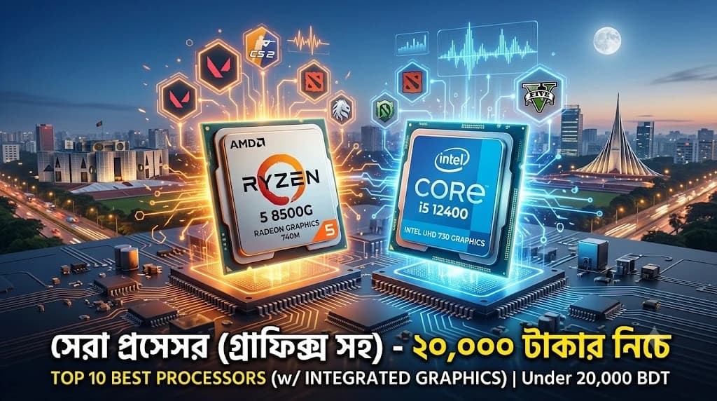 Top 10 Best Processor with Built-in Graphics under 20k