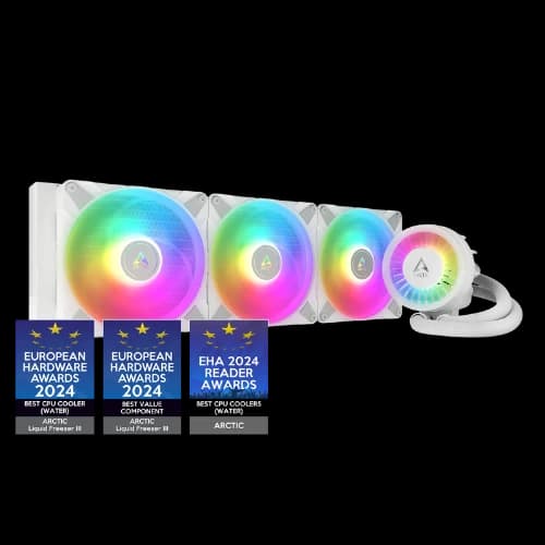 Arctic Liquid Freezer III 420MM ARGB Liquid CPU Cooler (White)
