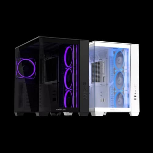 ASUS A32 Plus ARGB Panoramic Mid-Tower Gaming Casing with 4 Pre-Installed ARGB Fans