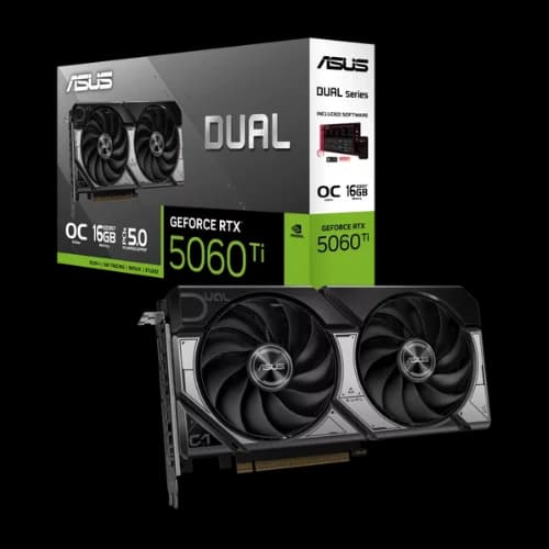 ASUS Dual GeForce RTX 5060 Ti 16GB GDDR7 OC Edition Graphics Card