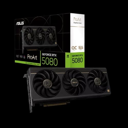 ASUS ProArt GeForce RTX 5080 16GB GDDR7 OC Edition Graphics Card
