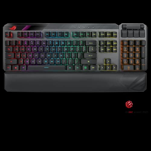 ASUS ROG Claymore II (MA02) Modular TKL Mechanical Gaming Keyboard (Red Switch)