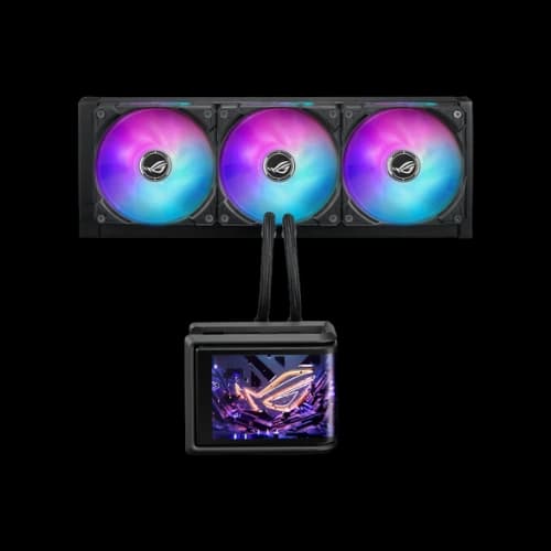 ASUS ROG Ryuo IV SLC 360 ARGB 360mm AIO Liquid CPU Cooler With Display (Black)
