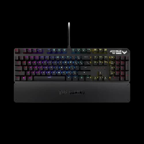 ASUS TUF Gaming K3 (RA05) RGB Mechanical Keyboard (Gun Metal Gray Keycaps)