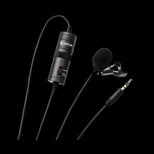 BOYA BY-M1 Omnidirectional Lavalier Microphone (Original)