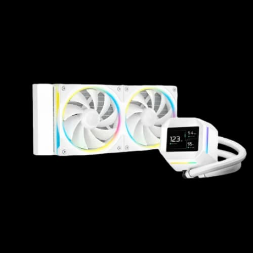 DeepCool LM240 WH 240mm ARGB Liquid CPU Cooler With Display