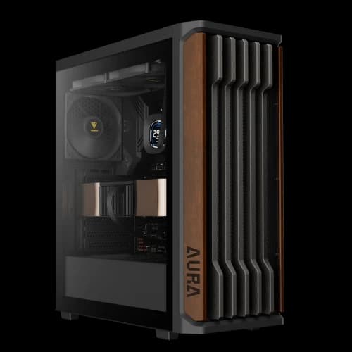 Gamdias AURA GC11 WOOD Mid-Tower ATX Gaming Casing