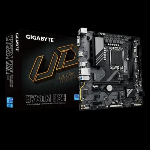Gigabyte B760M D2H DDR5 13th & 12th Gen Intel Motherboard