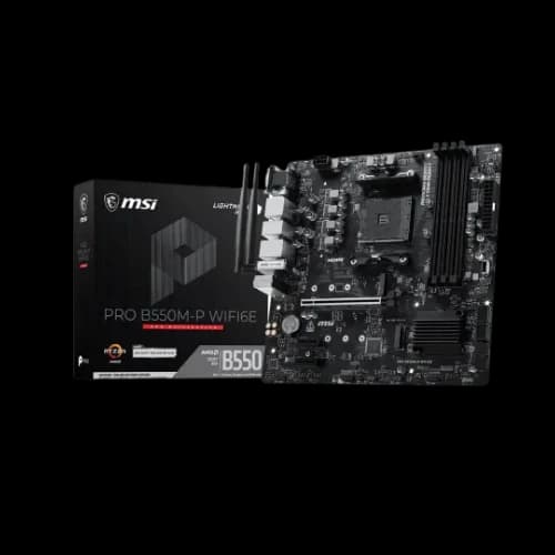 MSI PRO B550M-P WIFI6E AMD AM4 mATX Motherboard