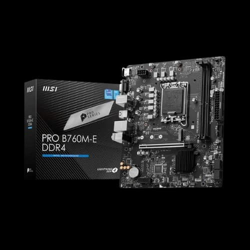 MSI PRO B760M-E DDR4 LGA 1700 mATX Motherboard