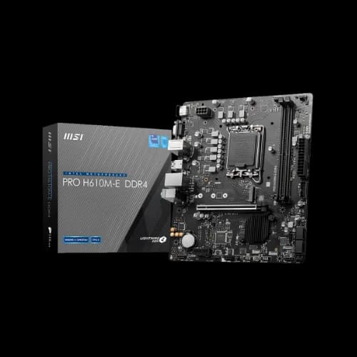 MSI PRO H610M-E DDR4 LGA1700 mATX Motherboard