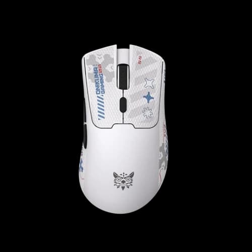 Onikuma DM01 Tri-Mode Wireless Gaming Mouse With Sticker White