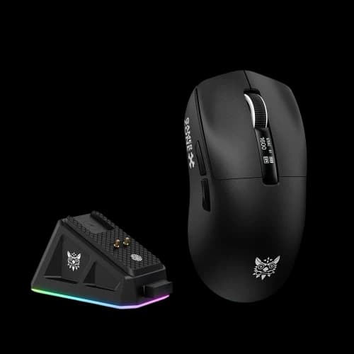 ONIKUMA DM07 2.4G Wireless Gaming Mouse with Magnetic Charging Base