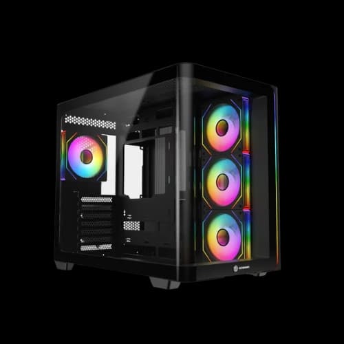Revenger AIR TANK BTF 4 ARGB Infinity Fan ATX Curved Gaming Casing (Black)