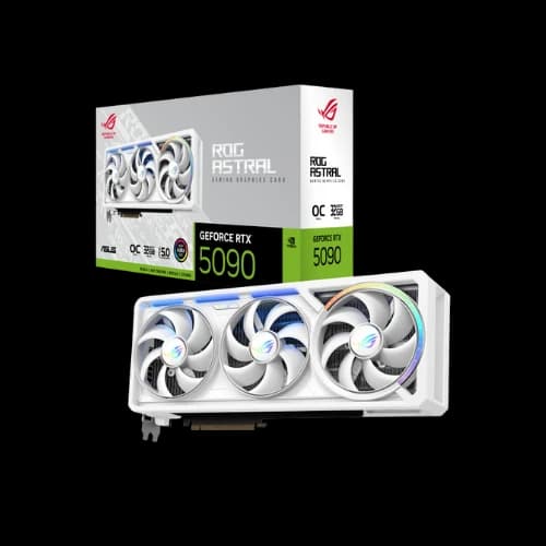 ASUS ROG Astral GeForce RTX 5090 32GB GDDR7 OC Edition Graphics Card (White)