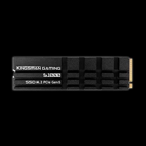 AITC KINGSMAN S1000 1TB M.2 2280 PCIe Gen5x4 NVMe 2.0 SSD With DRAM and Heatsink