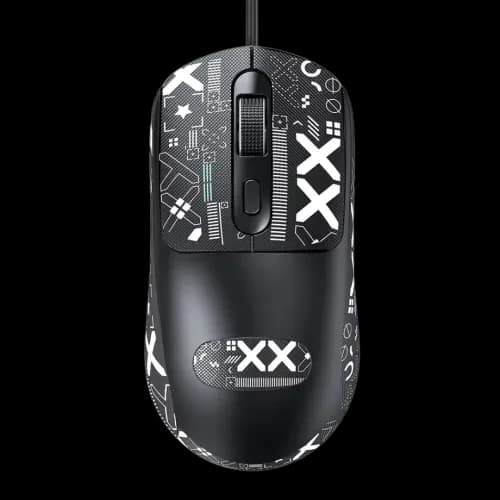 T-Wolf G580 Wired Mouse With Grip Tape (Black)