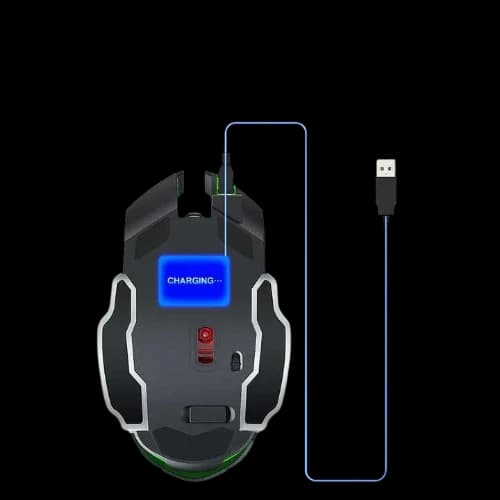 T-WOLF Q13 Dual Mode Wireless Gaming Mouse-Star Black