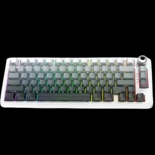 T-wolf T40 Tri Mode Grey Gaming Mechanical Keyboard