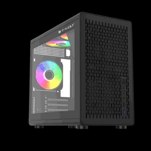 T-Wolf XPLENDER X5 BH ARGB MINI-ITX Portable Casing (Black)