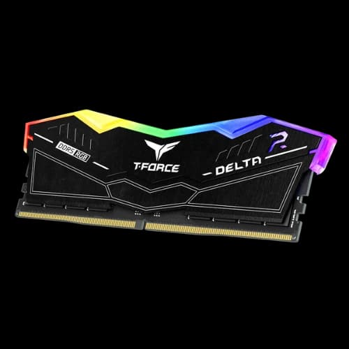 TEAM T-FORCE DELTA RGB 8GB DDR5 5600MHz Desktop RAM (Black)