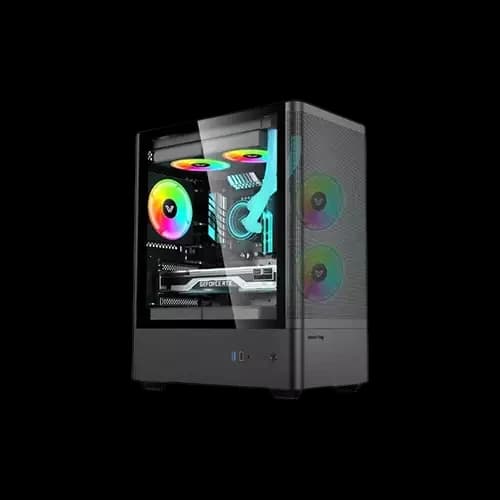 VALUE TOP NUBIA 21F3 MICRO ATX GAMING Casing WITH 5 x ARGB FAN