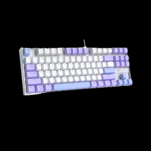 MageGee MK-STAR Lilac Wired Mechanical Keyboard Red Switch