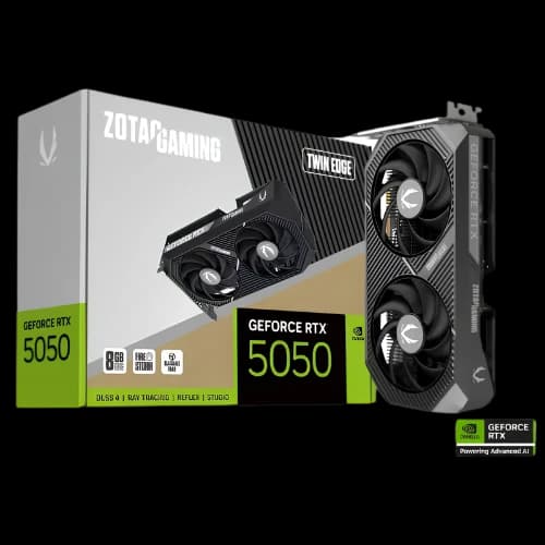 ZOTAC GAMING GeForce RTX 5050 Twin Edge 8GB GDDR6 Graphics Card
