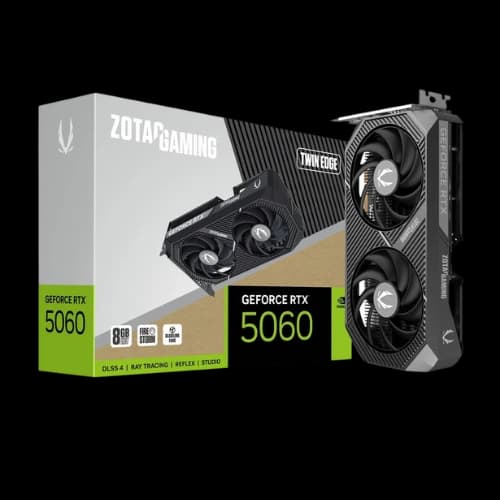 ZOTAC GeForce RTX 5060 Twin Edge 8GB GDDR7 Graphics Card